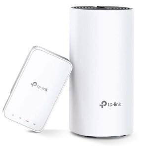 �y���������zTP-Link ���b�V��Wi-Fi�V�X�e�� Deco M3 (2�p�b�N) | AC1200 �f���A���o���h Wi-Fi���[�^�[ 11ac �K�i �R���Z���g���}�� �g���@�Z�b�g ���p�� ���p���� �ő�220���� �J�o�[ �e�B�[�s�[�����N 