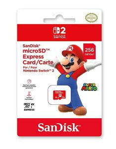 �y���������zSanDisk SDSQXFN-256G-GR6ZN microSD Express�J�[�h 256GB microSDXC PCIe NVMe Nintendo Switch 2�Ή� �ő�Ǎ�880MB/s �h�� �ϏՌ� �ω��x X���ϐ�
