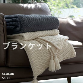 フリンジ付き ニットブランケット ニット ブランケット ひざ掛けブランケット 毛布 大判 掛け毛布 ひざ掛け 秋冬 北欧 フリンジ おしゃれブランケット ひざかけ 膝掛け hizakake おしゃれ 北欧風 オールシーズン ベッドスロー スローケット 可愛い かわいい プレゼント