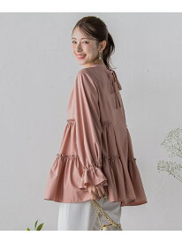 【SALE／15%OFF】【大きいサイズ】サイドフリルチュニックブラウス≪洗濯機で洗える≫ QUEENS COURT クイーンズコート トップス シャツ・ブラウス ピンク ホワイト ブラック【RBA_E】【送料無料】[Rakuten Fashion]