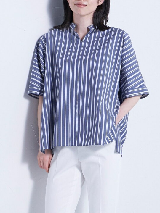 楽天市場】【SALE／50%OFF】エステネージュストライプブラウス la.f 