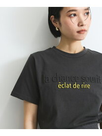 エンボスプリントTシャツ≪手洗い可能≫ VICKY ビッキー トップス カットソー・Tシャツ ホワイト グレー【送料無料】[Rakuten Fashion]
