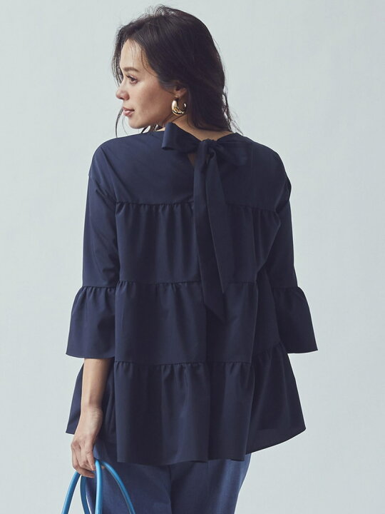楽天市場】【SALE／60%OFF】ティアードチュニックブラウス Viaggio Blu 