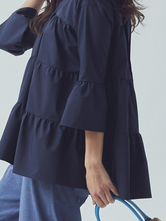 楽天市場】【SALE／60%OFF】ティアードチュニックブラウス Viaggio Blu 