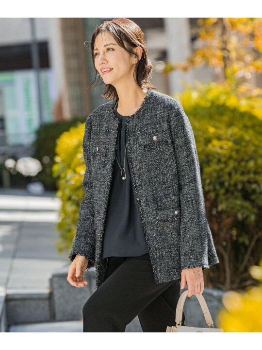 楽天市場】ストレッチツィードミドルジャケット LAUTREAMONT ロート  