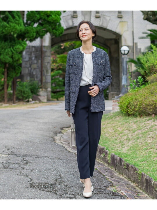 楽天市場】ストレッチツィードミドルジャケット LAUTREAMONT ロート  