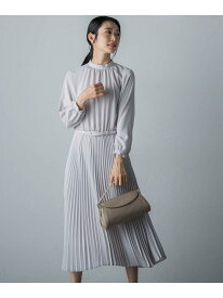 【SALE／10%OFF】クラシカルシフォンワンピース≪洗える≫ LAUTREAMONT ロートレアモン ワンピース・ドレス ワンピース ネイビー グレー【RBA_E】【送料無料】[Rakuten Fashion]