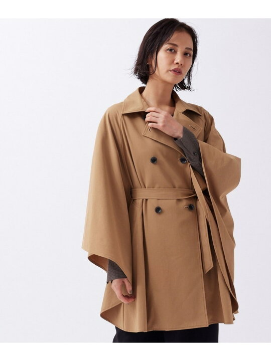 楽天市場】【SALE／60%OFF】ケープシルエットのトレンチコート 