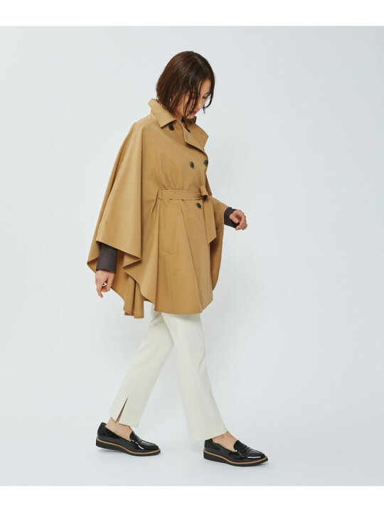 楽天市場】【SALE／60%OFF】ケープシルエットのトレンチコート 
