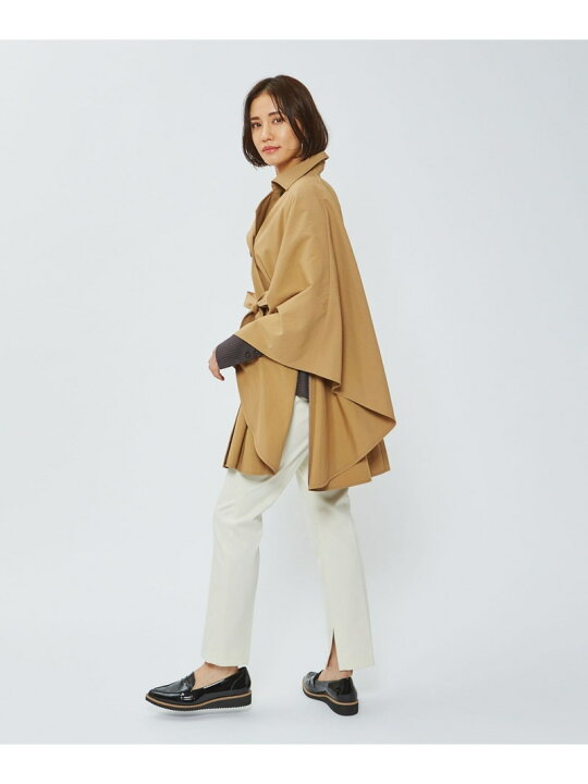楽天市場】【SALE／60%OFF】ケープシルエットのトレンチコート 