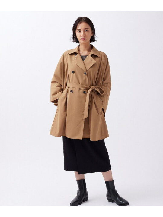 楽天市場】【SALE／60%OFF】ケープシルエットのトレンチコート 