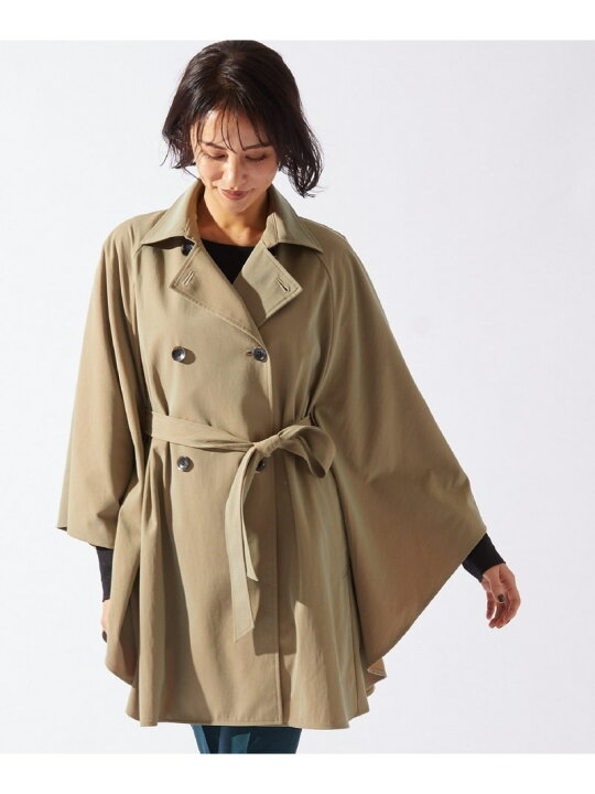 楽天市場】【SALE／60%OFF】ケープシルエットのトレンチコート 
