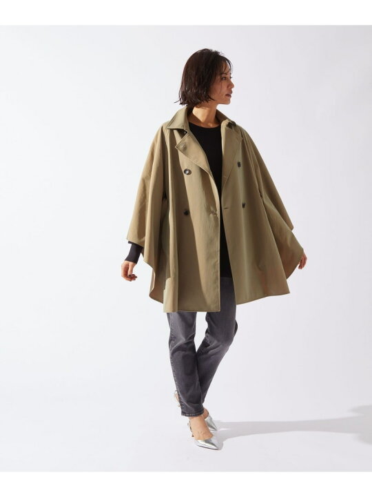 楽天市場】【SALE／60%OFF】ケープシルエットのトレンチコート 