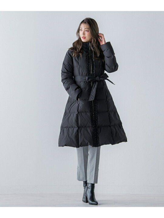 楽天市場】【SALE／50%OFF】フリルロングダウン QUEENS COURT 