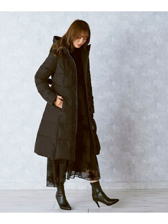 楽天市場】【SALE／50%OFF】フリルロングダウン QUEENS COURT 