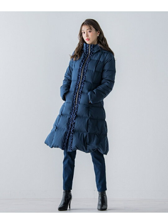 楽天市場】【SALE／50%OFF】フリルロングダウン QUEENS COURT 