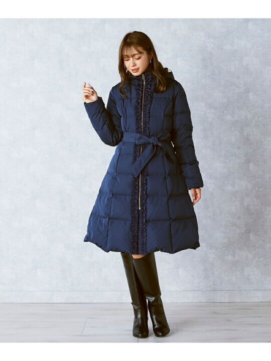 楽天市場】【SALE／50%OFF】フリルロングダウン QUEENS COURT 