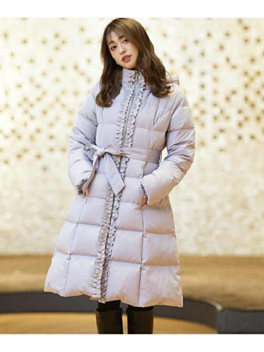 楽天市場】【SALE／50%OFF】フリルロングダウン QUEENS COURT 