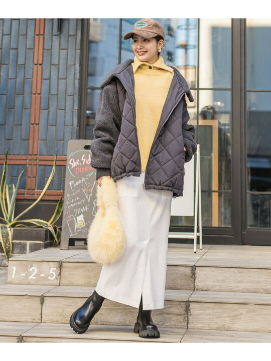楽天市場】【SALE／50%OFF】【ふわふわボアがドッキング】タフタキルト 