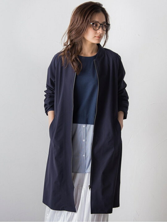 楽天市場】【SALE／50%OFF】ストレッチナイロンロングブルゾン＜洗濯機 