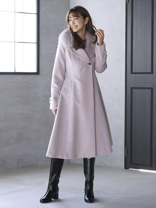 楽天市場】【SALE／40%OFF】FOXファー襟プリンセスコート QUEENS COURT 