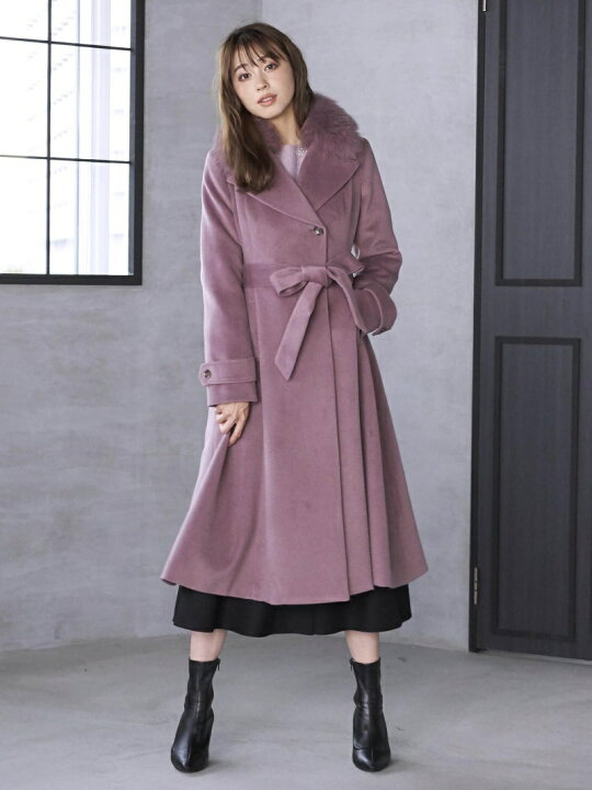 楽天市場】【SALE／40%OFF】FOXファー襟プリンセスコート QUEENS COURT 