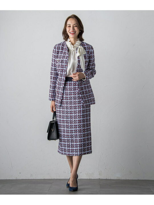 楽天市場】【SALE／50%OFF】TURNIERトリコロールチェックツイード 
