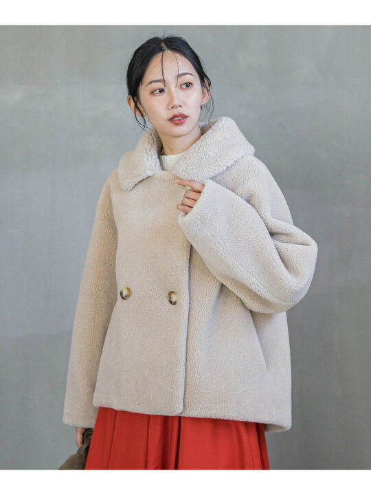 楽天市場】【SALE／30%OFF】ボアボンディングPコート Droite 