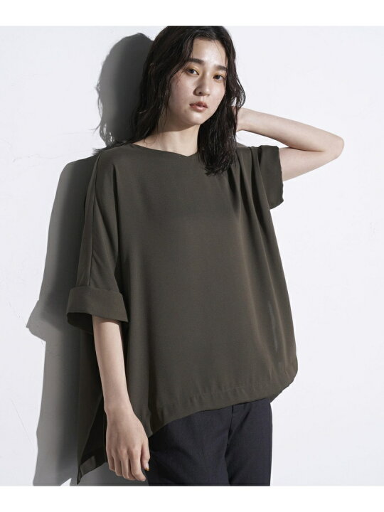 楽天市場】【SALE／50%OFF】バックサテンジョーゼットブラウス《洗濯機 