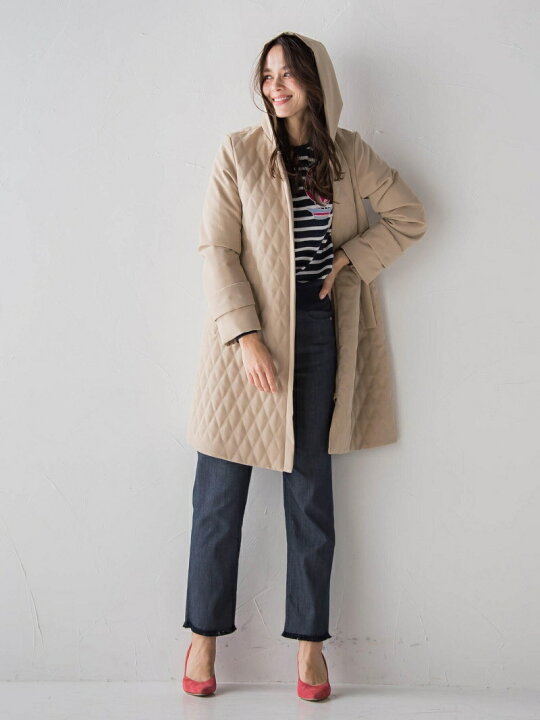 楽天市場】【SALE／50%OFF】【大きいサイズ】キルティング中綿ロング 