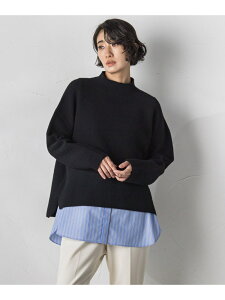 �ySALE�^50%OFF�z�y�J�^���O�f�ځzCHESS�n�C�l�b�N�j�b�g�v���I�[�o�[ la.f... ���E�G�t �g�b�v�X �j�b�g �u���b�N �u���[ ���b�h �O���[ �u���E���yRBA_E�z�y���������z[Rakuten Fashion]