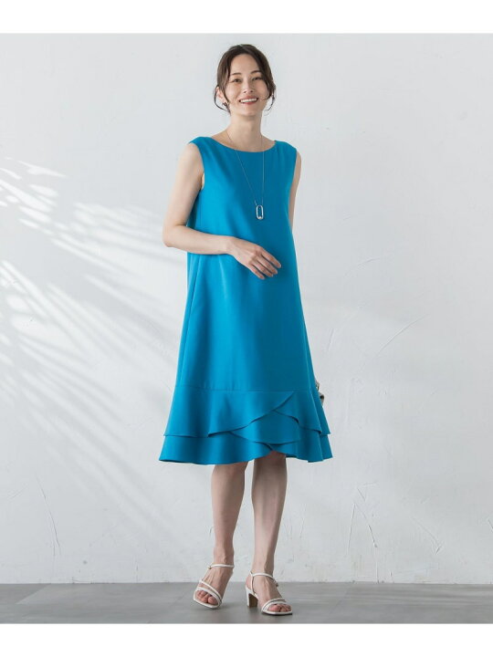楽天市場】【SALE／50%OFF】リネンライクペタルワンピース≪手洗い可能 