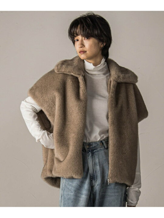 楽天市場】【SALE／20%OFF】グラデーションフェイクファージレ MAYSON 