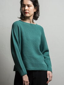 【SALE／60%OFF】【WEB別注カラーあり】ホールガーメントカラーニット＜手洗い可能＞ la.f... ラ・エフ トップス ニット グリーン ホワイト ネイビー ベージュ パープル グレー【RBA_E】【送料無料】[Rakuten Fashion]