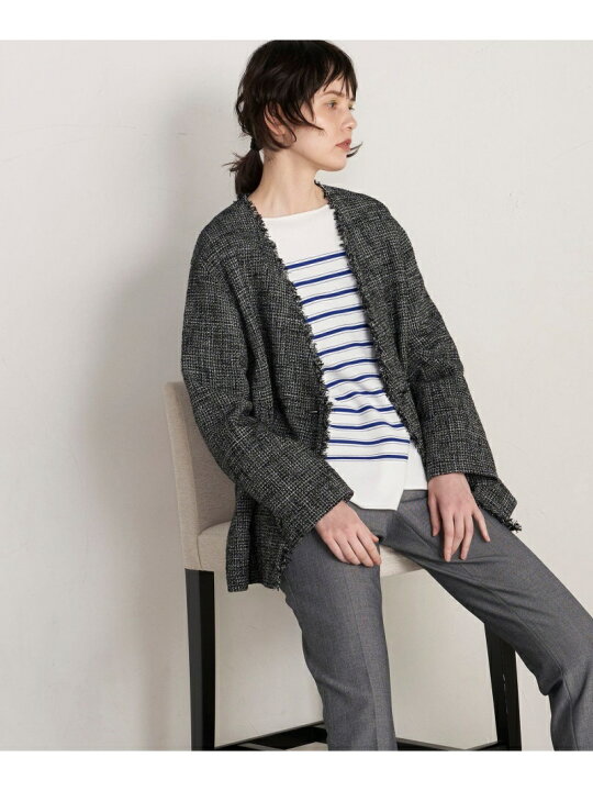 楽天市場】【SALE／70%OFF】Wボタンツイードジャケット la.f 