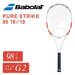 Babolat �o�{�� PURE STRIKE 98 16/19 �s���A�X�g���C�N98 16×19 �d���e�j�X���P�b�g �t���[���̂� G2 98�����C���` 305g NF2-TECH SWX Pure Feel 101524