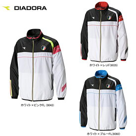 【送料無料】DIADORA ディアドラ TENNIS テニスウェア 男女兼用 ユニセックス TEAM 2WAYウインドジャケット チーム 撥水 ソフトタッチ 静電防止 UV DTW7185【17FW】SALE