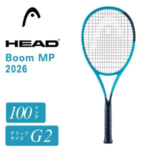 �w�b�h HEAD Boom MP 2026 �u�[�� �G���s�[ 2026 G2 �d�� �e�j�X���P�b�g �t���[�� 100�����C���` 295g Auxetic 2.0 Hy-Bor �n�C�u���b�h�{���� �p���[ �R���g���[�� 232216