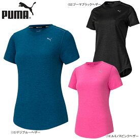 【あす楽対応】PUMA プーマ レディース 女性用 スポーツ ランニング トレーニング 半袖 FAVORITE イグナイト ヘザーSS Tシャツ 518771-3C【21】