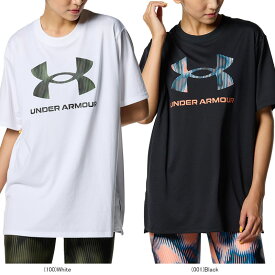 【SALE】UNDER ARMOUR アンダーアーマー レディース 女性用 UAテック オーバーサイズド 半袖 トレーニング ロゴ Tシャツ 1381230【23AW】