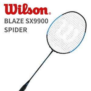WILSON �E�C���\�� �o�h�~���g�����P�b�g BLAZE SX9900 SPIDER 7U5 �t���[���̂� ���y��7U SPEED X GEOMETRY Spider Silk ������ �U���^ �u���b�N×�u���[ WRT8824202