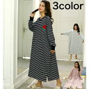 ルームウェア レディース パジャマ 長袖 ワンピース ワンピ ネグリジェ 可愛い ピンク グレー ネイビー 寝間着 ナイトウエア 部屋着 ゆったり 大きいサイズ 春 夏 春夏 ラフ カジュアル シンプル ワンポイント プリント 大人 楽ちん 着心地