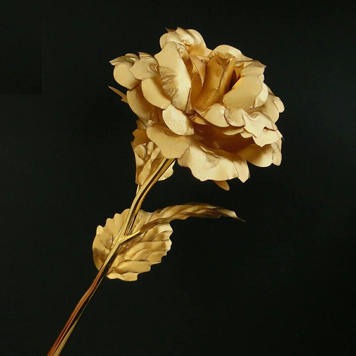 楽天市場】金の薔薇 3本セット : リッチモンド