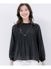 【SALE／50%OFF】消しプリーツブラウス JAYRO ジャイロ トップス シャツ・ブラウス ピンク ホワイト ブルー ブラック【RBA_E】[Rakuten Fashion]