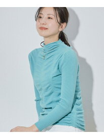 【SALE／50%OFF】シャーリングニットプルオーバー JAYRO ジャイロ トップス ニット グリーン ブルー ホワイト ピンク【RBA_E】[Rakuten Fashion]
