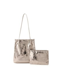キラキラシンプルタックトートバッグ JAYRO ジャイロ バッグ トートバッグ ブラック ゴールド シルバー[Rakuten Fashion]