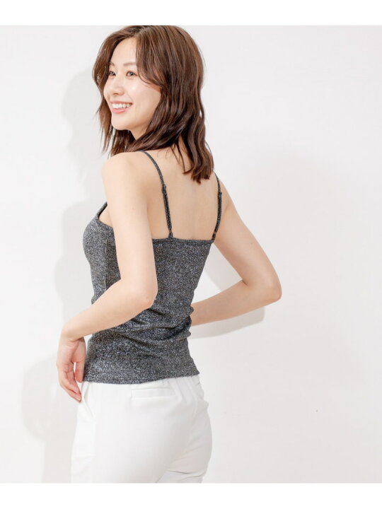 楽天市場】【SALE／28%OFF】カップ付ラメスクエアキャミ JAYRO 