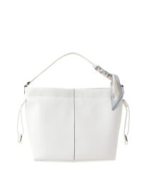 【SALE／20%OFF】スカーフ付巾着ワンショルダーバッグ JAYRO ジャイロ バッグ ショルダーバッグ ブラック ゴールド ベージュ ホワイト【RBA_E】【送料無料】[Rakuten Fashion]