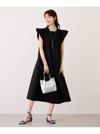 【SALE／28%OFF】シャーリング使いワンピース JAYRO ジャイロ ワンピース・ドレス ワンピース ネイビー ベージュ ブラック【RBA_E】【送料無料】[Rakuten Fashion]