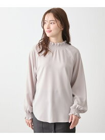 【SALE／20%OFF】前後2WAY衿シャーリングブラウス JAYRO ジャイロ トップス シャツ・ブラウス ネイビー グレー ホワイト【RBA_E】【送料無料】[Rakuten Fashion]